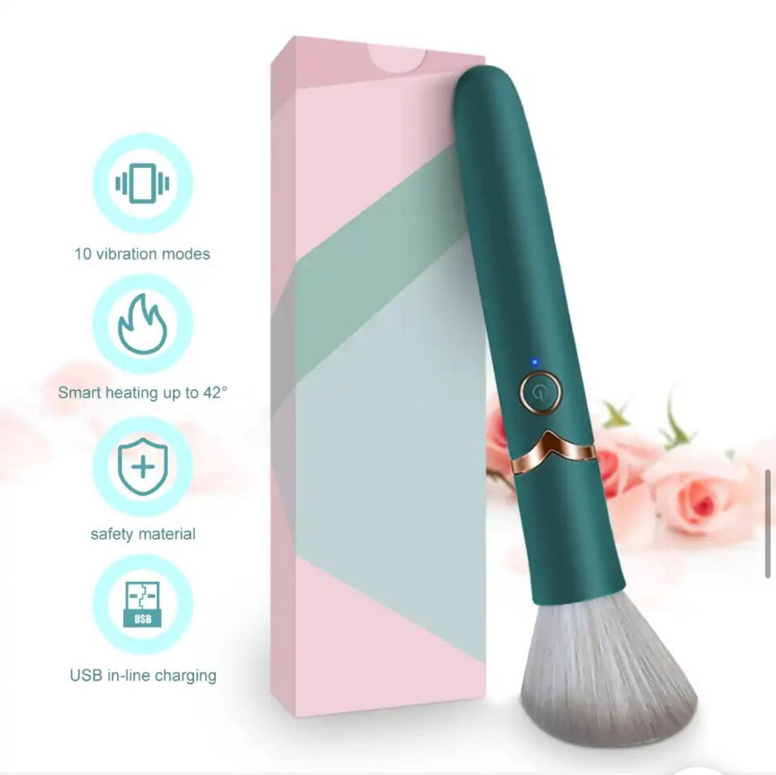 Rose Tongue Licking Vibrator $60.00