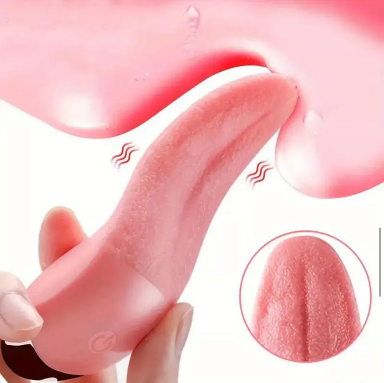 1pc 10 Mode Tongue Licking Vibrator Sex Toys, Suitable For Women's Clitoris Stimulators, G-spot Nipple Women Pleasure Couple Products