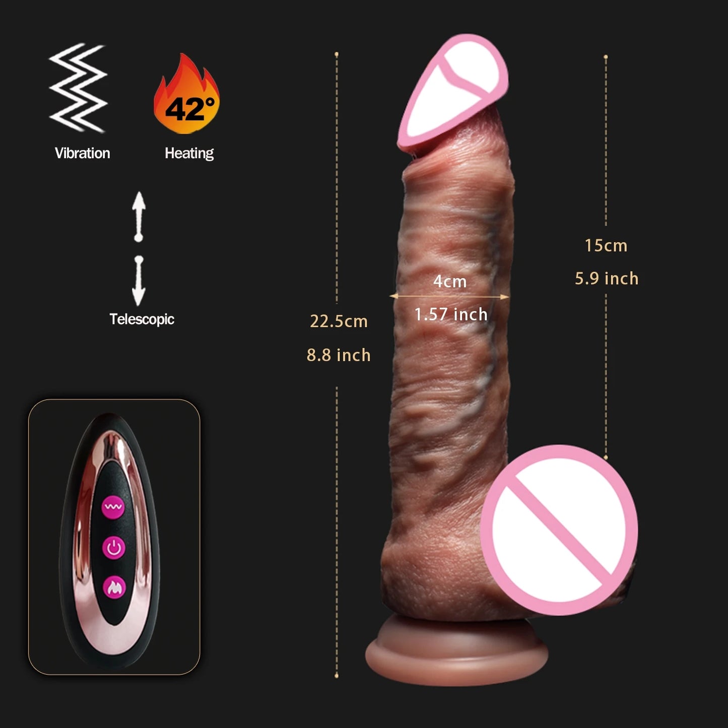 Realistic Dildos Thick Anal  Penis Cock Vibrator Clitoris Quick Orgasm G Spot Stimulator Suction Cup Adult Toys For Women Couple