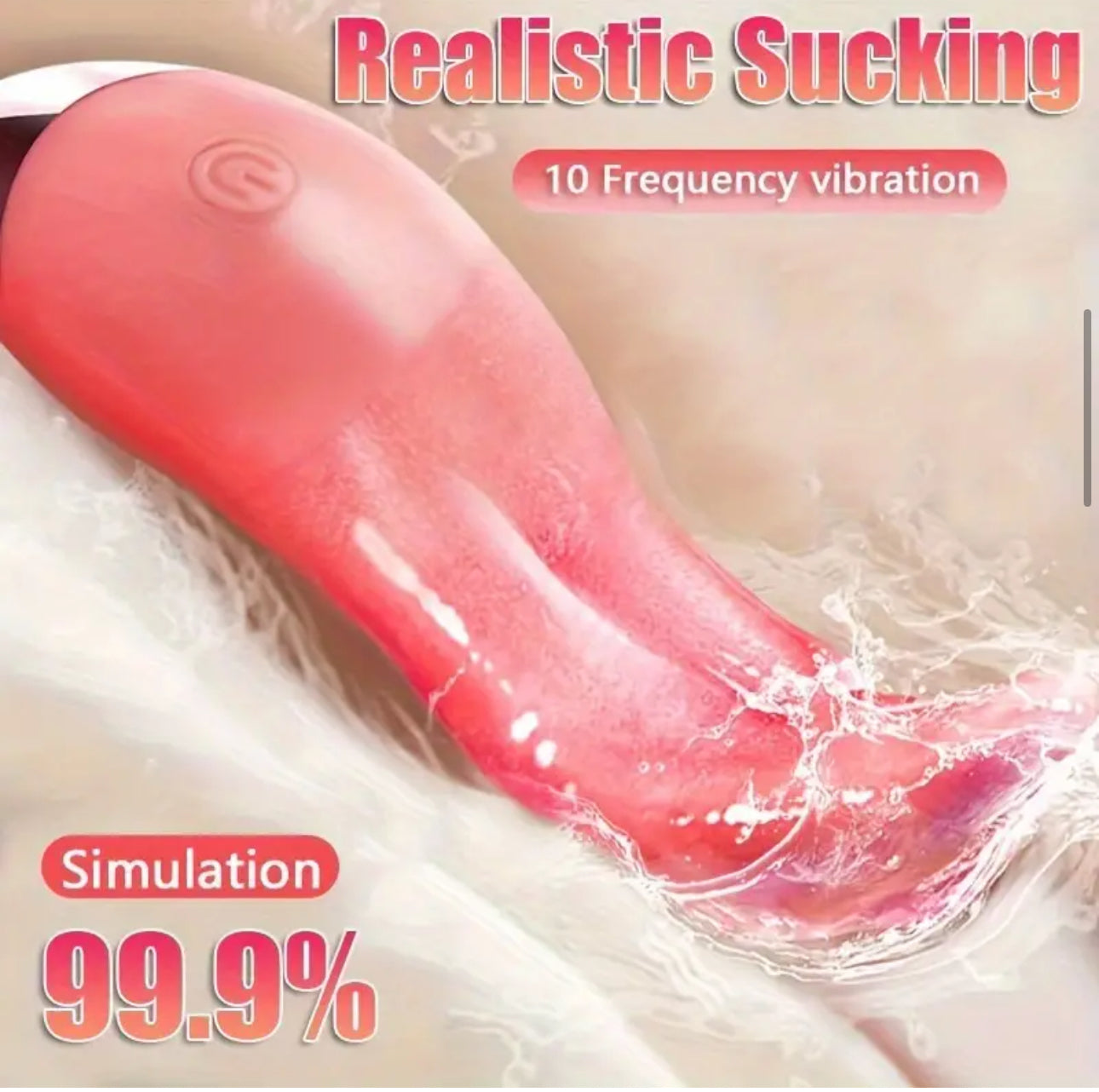 1pc 10 Mode Tongue Licking Vibrator Sex Toys, Suitable For Women's Clitoris Stimulators, G-spot Nipple Women Pleasure Couple Products