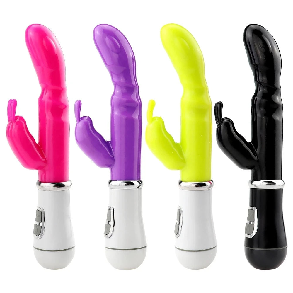 4pcs Adult Toys Dildo Vibrator Sex Toy Double Rod Masturbation Rabbit Vibrator Adult Sex Product Vagina Vibrator for Women