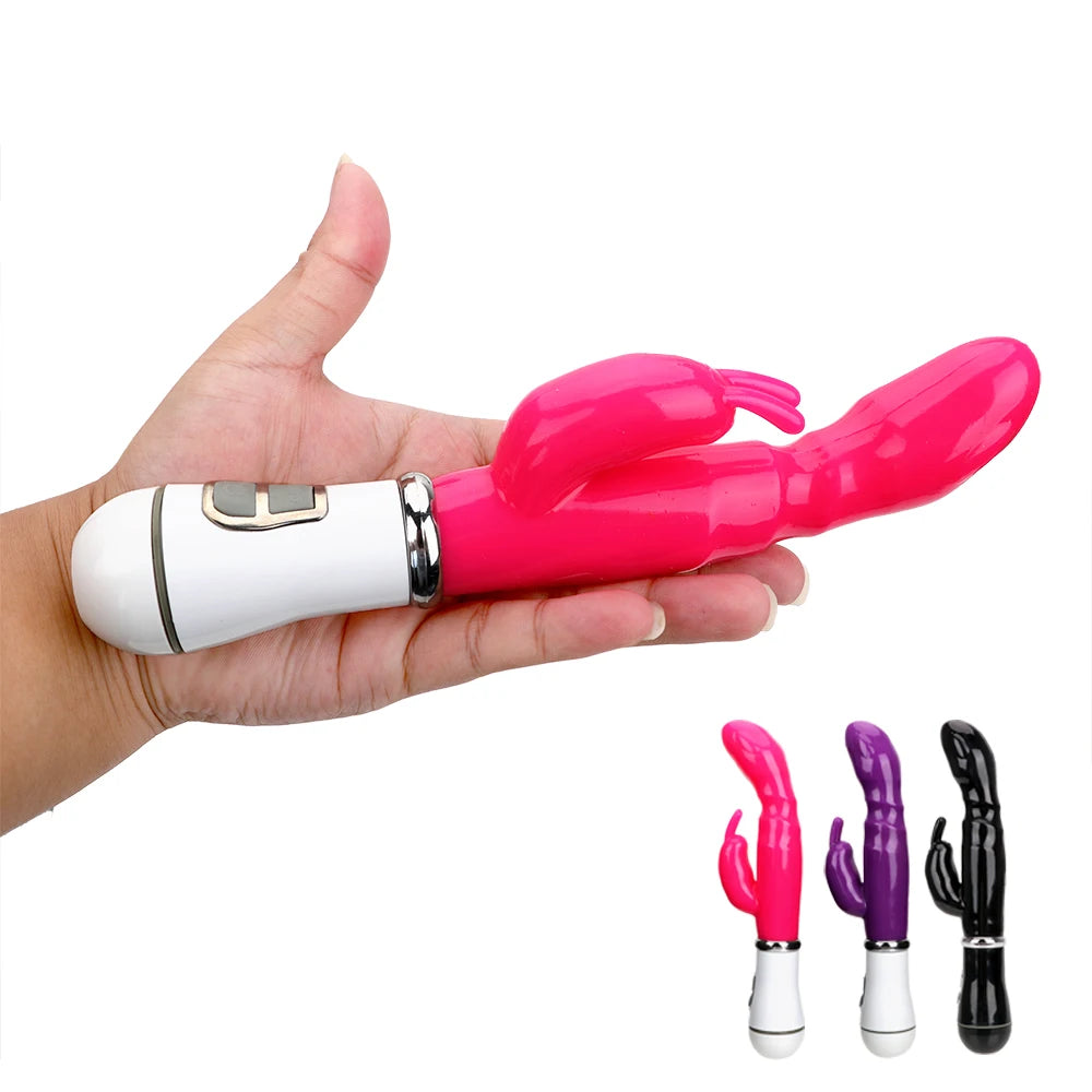 IKOKY Female Masturbator Rabbit Vibrator 12 Vibration Mode G-spot Massager Sex Toys For Women Clitoris Stimulator Erotic