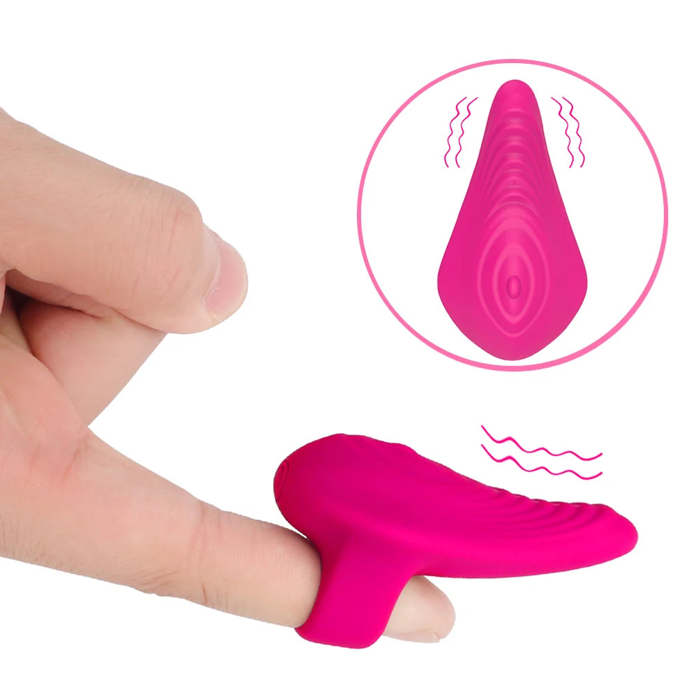 Vagina Touch Finger Vibrator For Women Clitoris G Spot Stimulator  Vibrator Sex Toys for Couple Female Masturbator Adults Toys