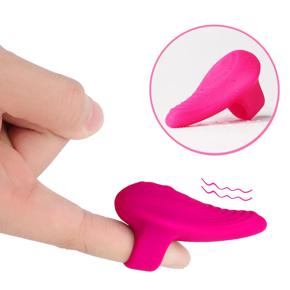 Vagina Touch Finger Vibrator For Women Clitoris G Spot Stimulator  Vibrator Sex Toys for Couple Female Masturbator Adults Toys