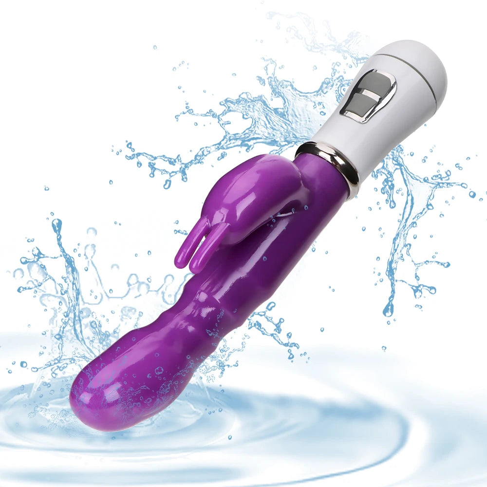 IKOKY Female Masturbator Rabbit Vibrator 12 Vibration Mode G-spot Massager Sex Toys For Women Clitoris Stimulator Erotic