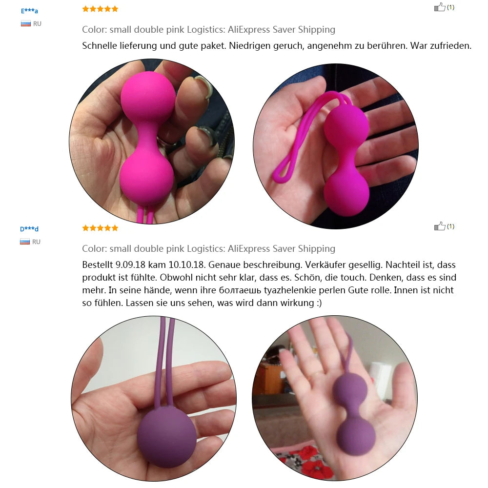 Safe Silicone Kegel Balls Smart Ball Ben Wa Ball Vagina Tighten Exercise Machine Vaginal Geisha Ball Sex Toys for Women