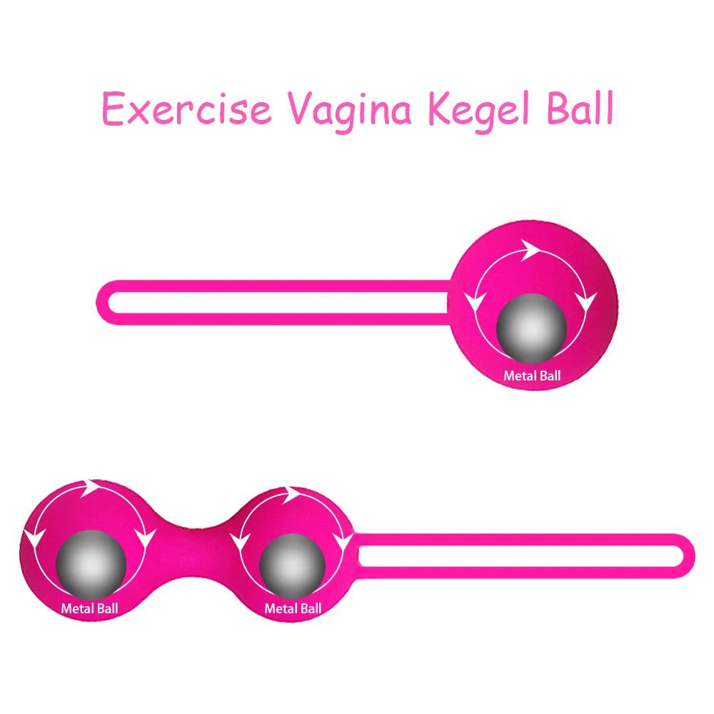 Safe Silicone Kegel Balls Smart Ball Ben Wa Ball Vagina Tighten Exercise Machine Vaginal Geisha Ball Sex Toys for Women