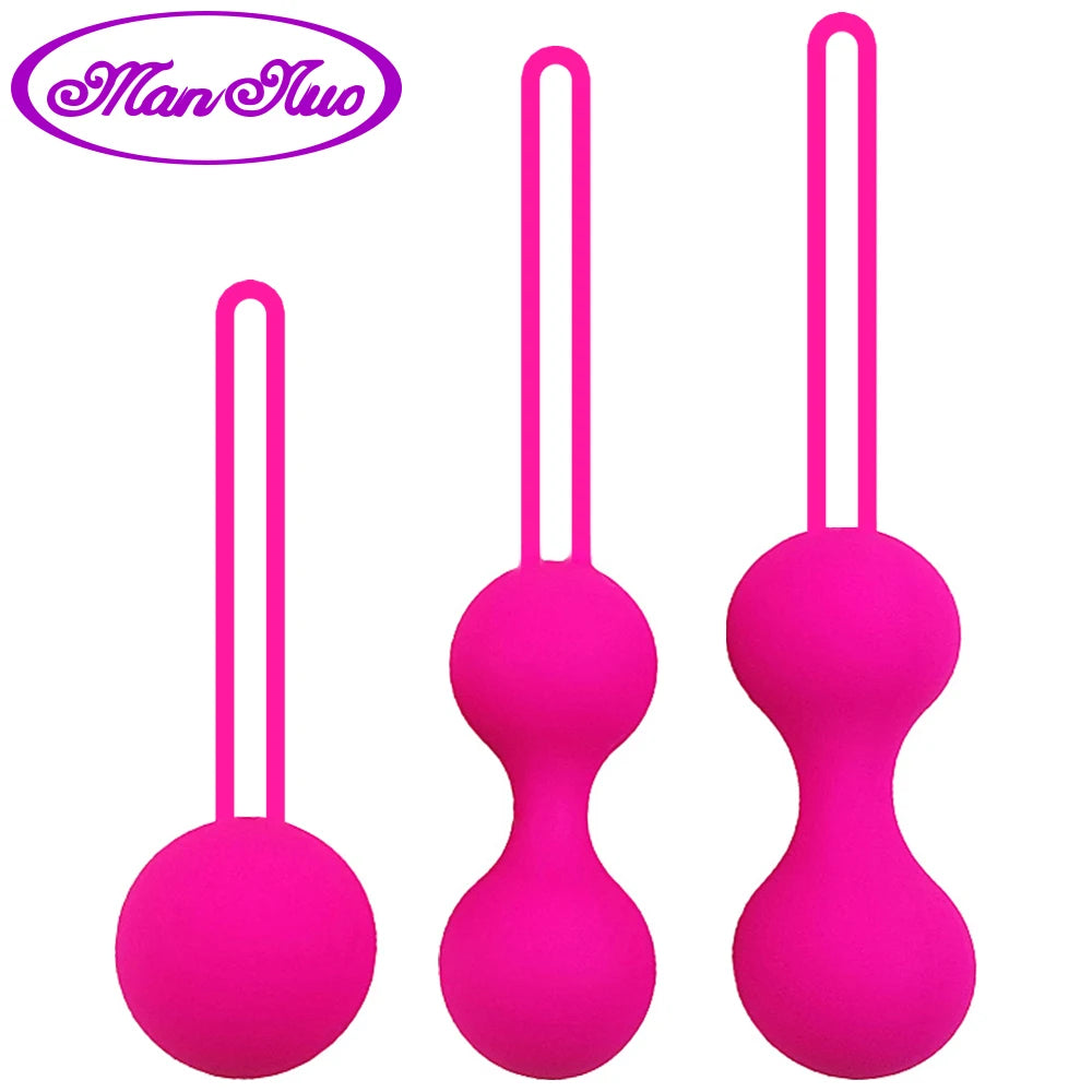 Safe Silicone Kegel Balls Smart Ball Ben Wa Ball Vagina Tighten Exercise Machine Vaginal Geisha Ball Sex Toys for Women