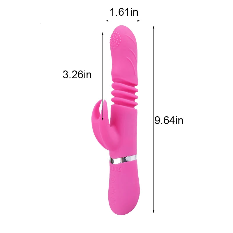 Man Nuo Rabbit Vibrator Women Toys G Spot Vagina Dildo Vibrator Sex Product USB Charging Female Masturbation Sex Toy for Woman