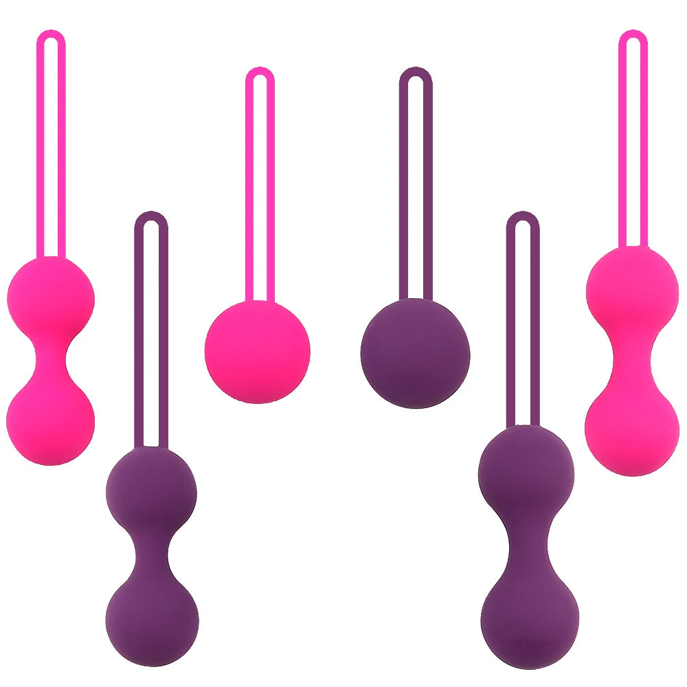 Safe Silicone Kegel Balls Smart Ball Ben Wa Ball Vagina Tighten Exercise Machine Vaginal Geisha Ball Sex Toys for Women