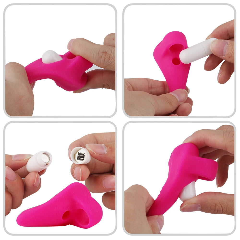 Vagina Touch Finger Vibrator For Women Clitoris G Spot Stimulator  Vibrator Sex Toys for Couple Female Masturbator Adults Toys