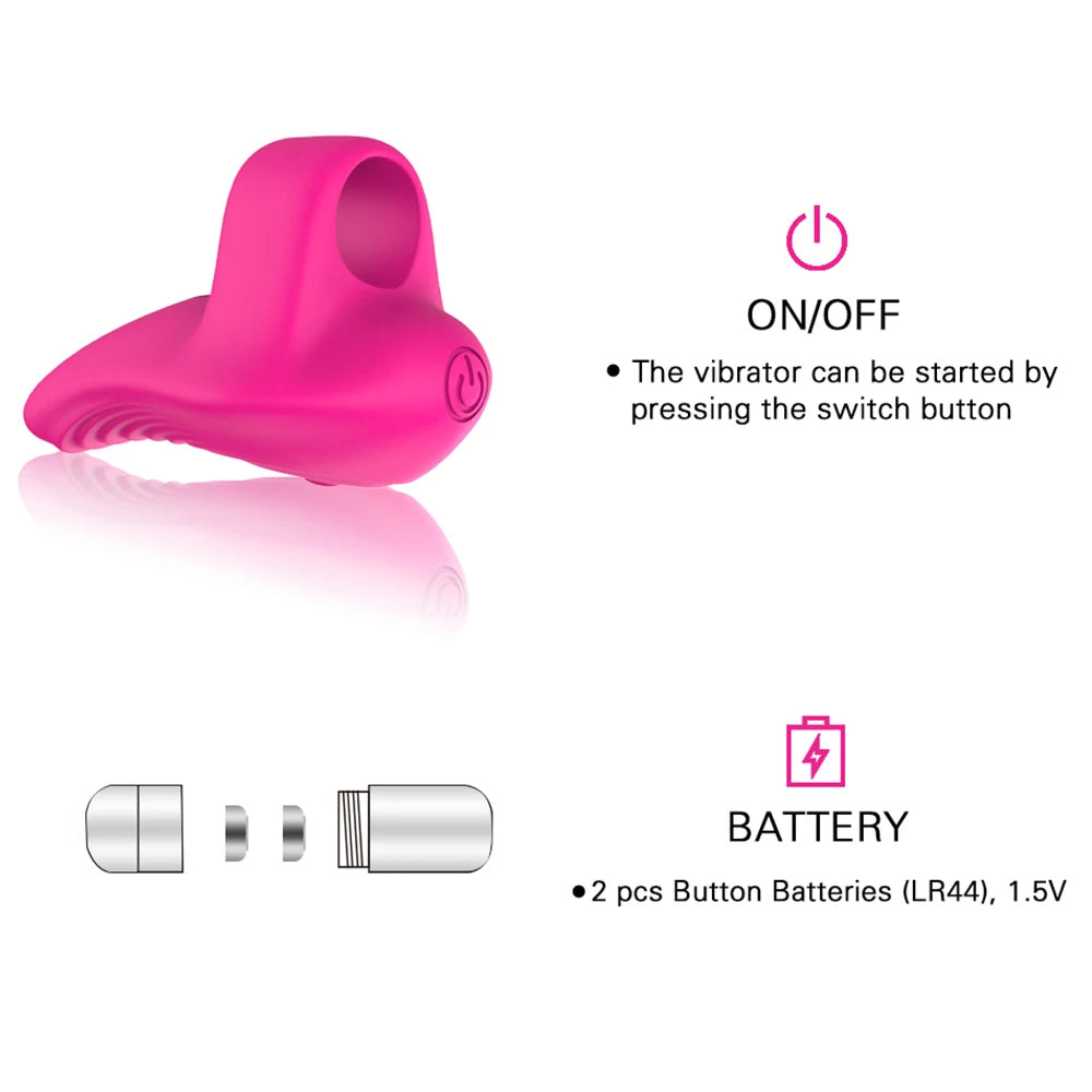 Vagina Touch Finger Vibrator For Women Clitoris G Spot Stimulator  Vibrator Sex Toys for Couple Female Masturbator Adults Toys