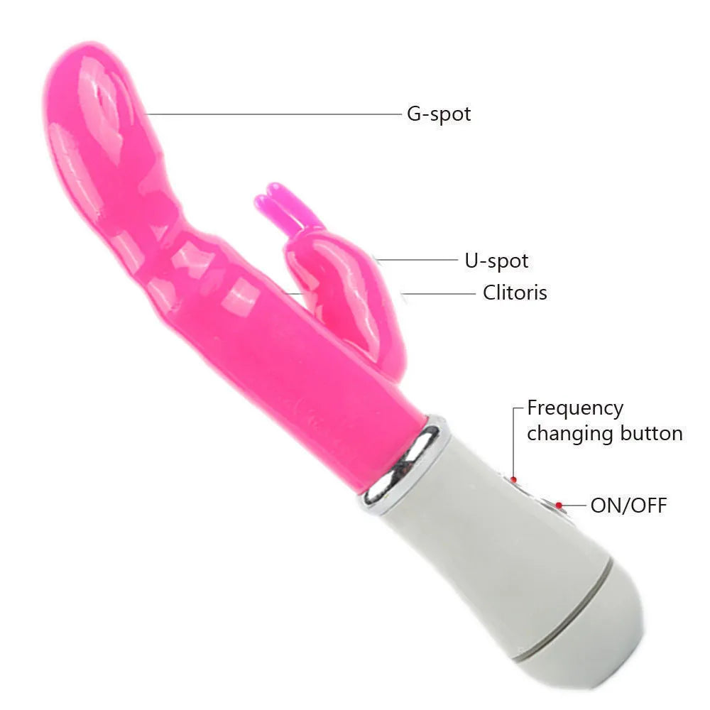 4pcs Adult Toys Dildo Vibrator Sex Toy Double Rod Masturbation Rabbit Vibrator Adult Sex Product Vagina Vibrator for Women