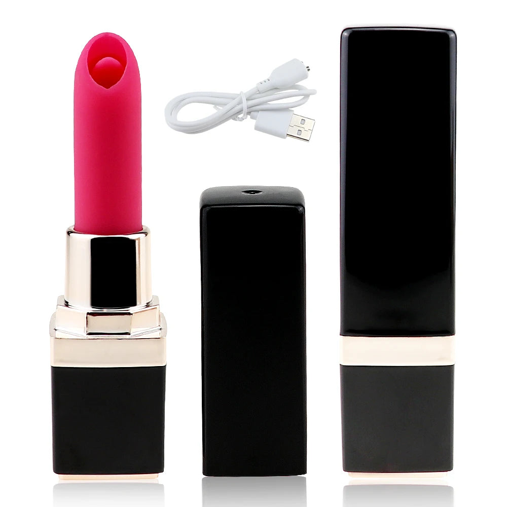 Rechargeable Mini Lipstick Vibrator Portable Bullet G-spot  Massage Clitoris Stimulator Erotic Product Sex Toys for Women Sexo