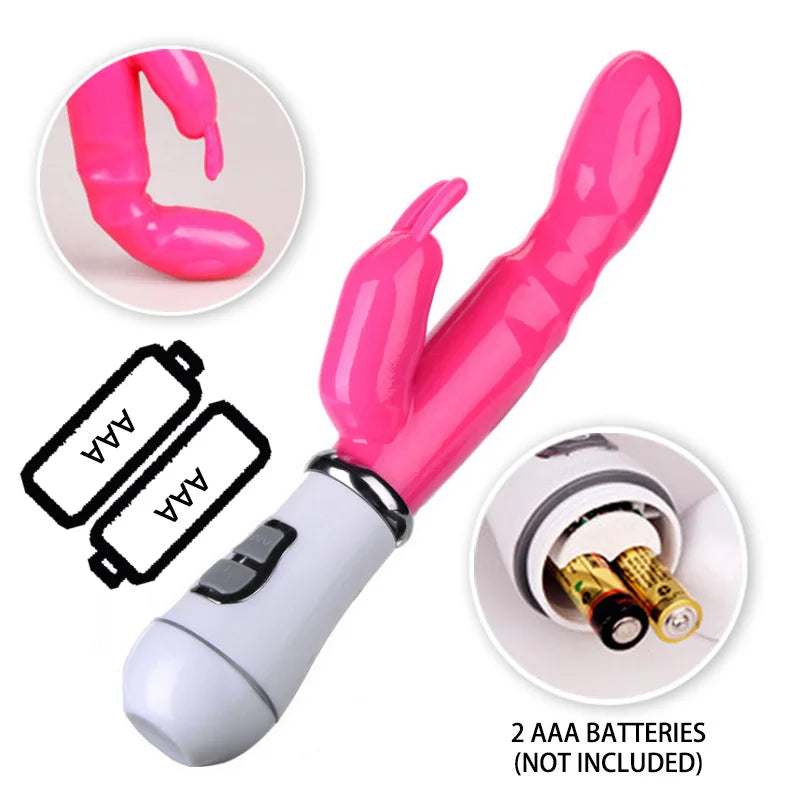 4pcs Adult Toys Dildo Vibrator Sex Toy Double Rod Masturbation Rabbit Vibrator Adult Sex Product Vagina Vibrator for Women