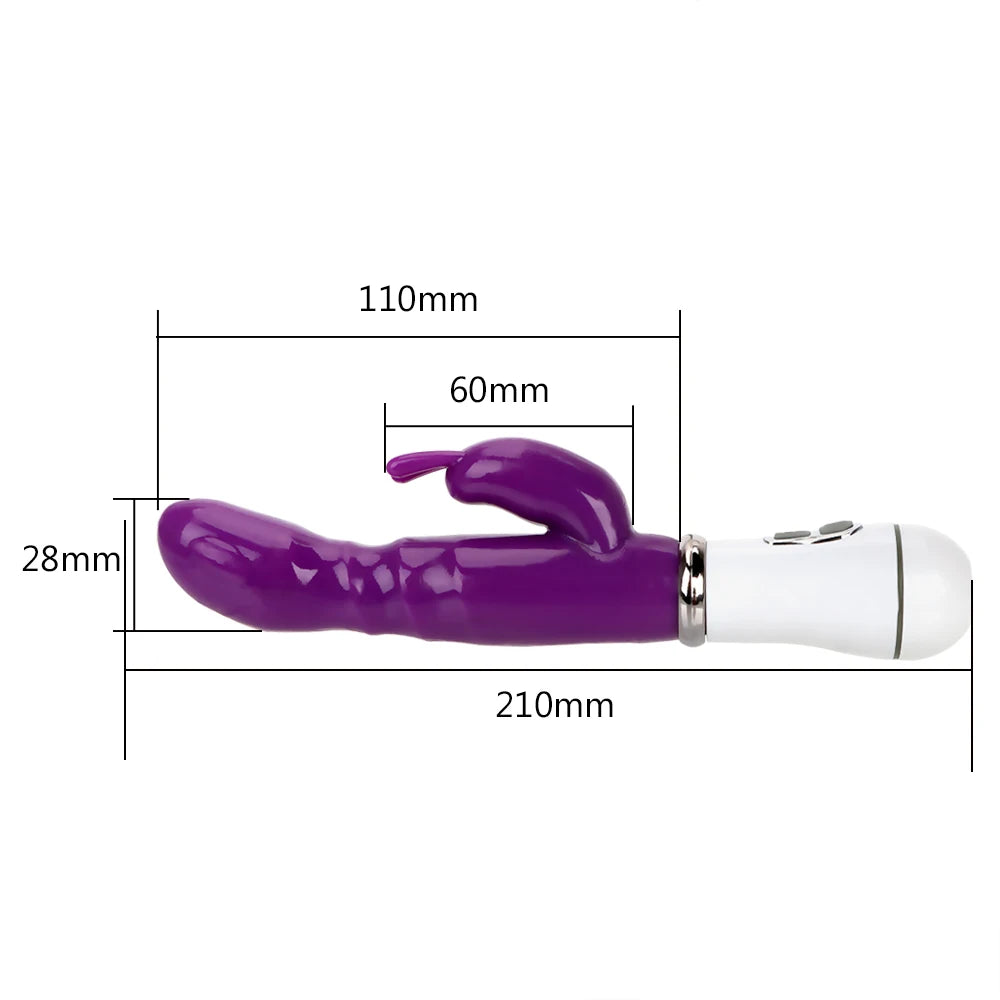 IKOKY Female Masturbator Rabbit Vibrator 12 Vibration Mode G-spot Massager Sex Toys For Women Clitoris Stimulator Erotic