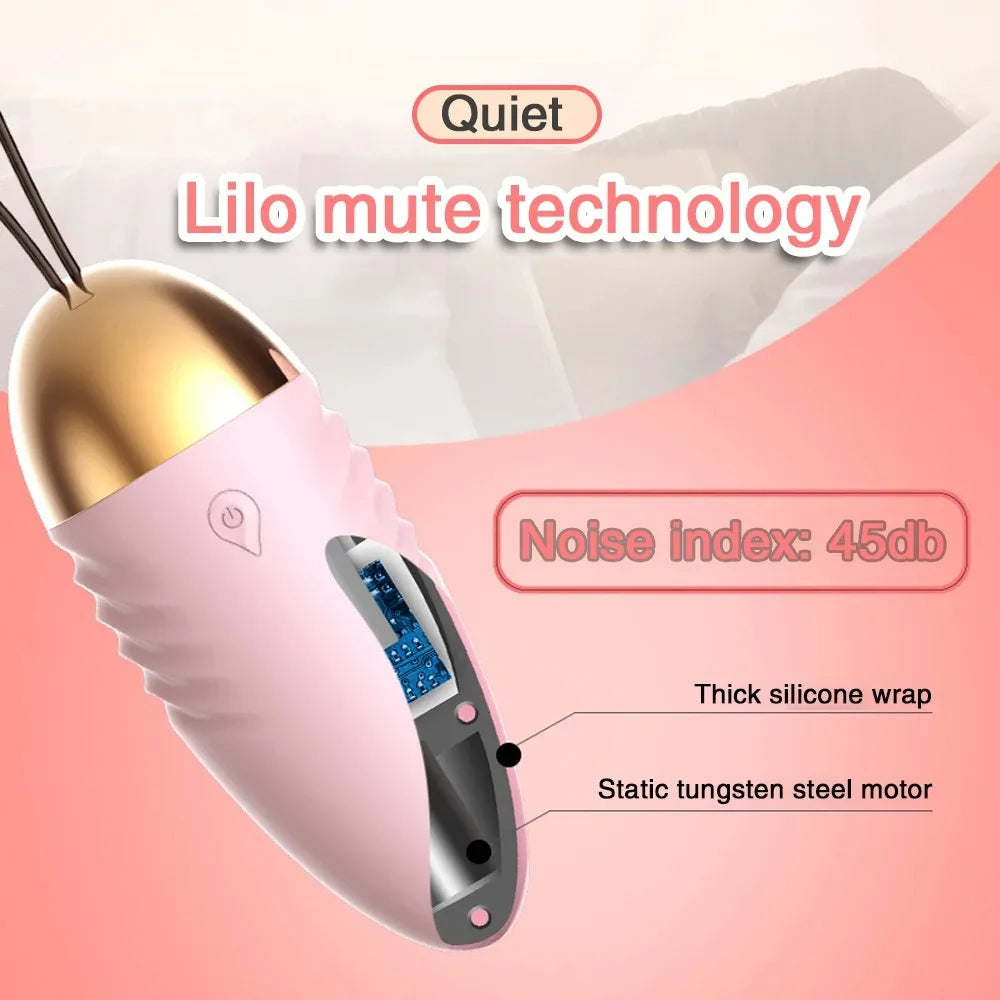 Kegel Ball Wireless Remote Control Vibrating Egg Clitoris Stimulator Vaginal Massage Ball G- Spot Vibrators Sex Toys for Woman