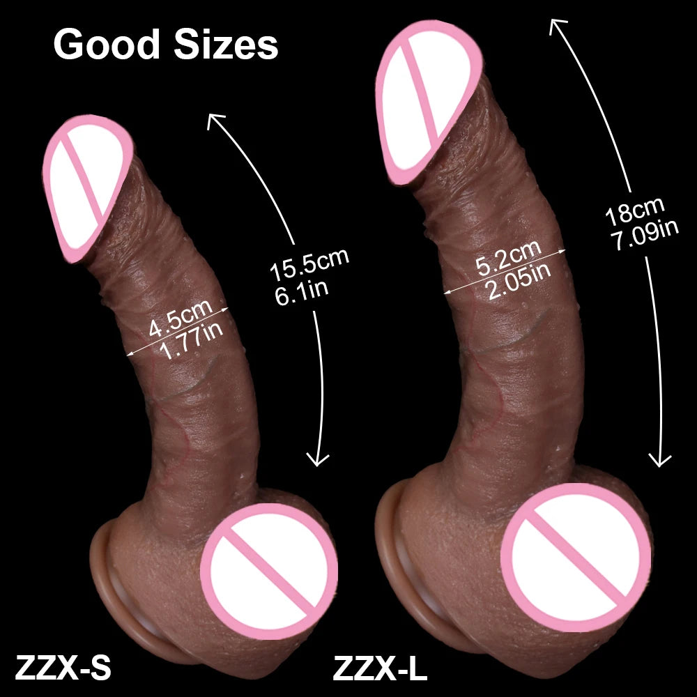 New Arrivals Realistic Dildo Soft Penis Huge Female Pussy Massager Suction Cup Anal Plug Sex Toys For Woman Masturbator Dick Hot