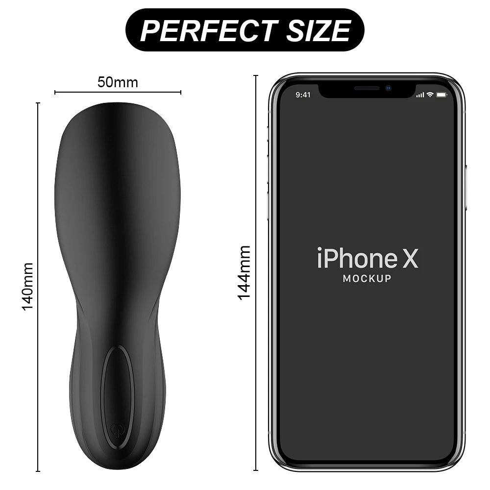 10 Modes Penis Delay Trainer Vibrator Male Masturbator Automatic Oral Climax Sex Glans Stimulate Massager Adult Sex Toys for Men