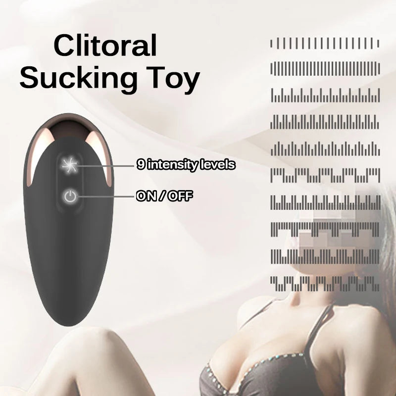 USB Rechargeable Sucking Toys Premium - Air Pressure Vibrator / Clitoris Stimulator