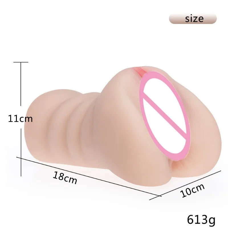 Realistic Vagina Masturbator Cup Male Blowjob Masturbation Silicone Artificial Vagina Automatic Sucking Soft Pussy Man Sex Toys