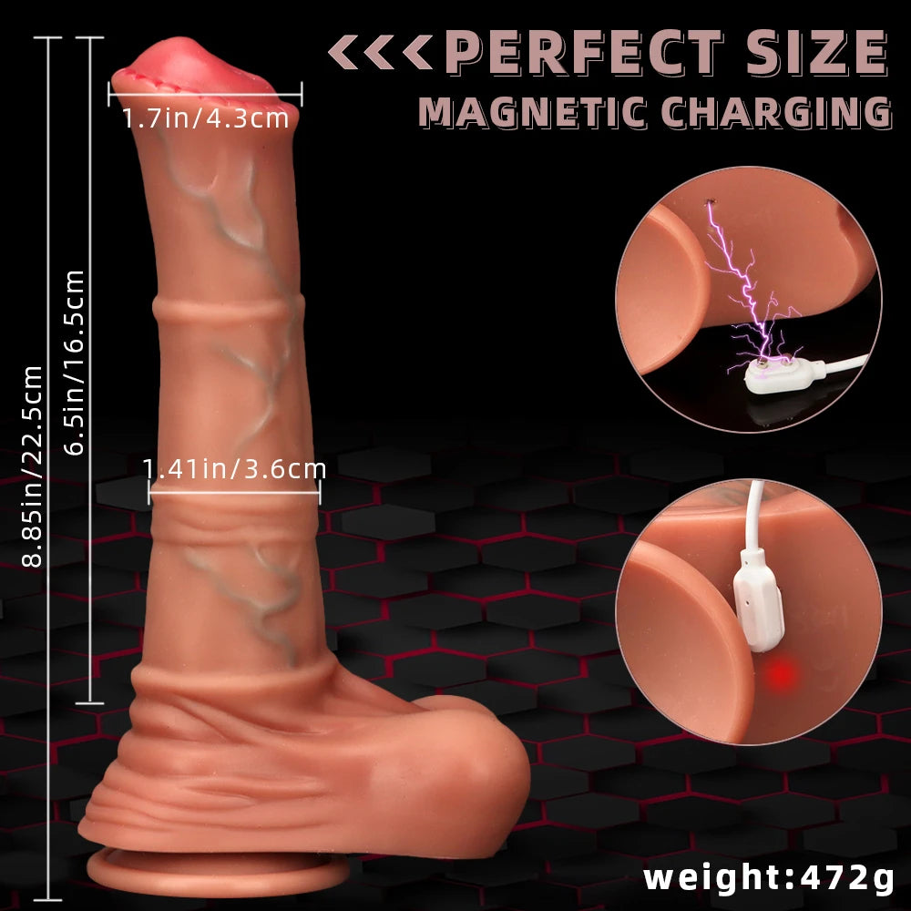 Horse Dildo Vibrator for Women dildo with suction cup Thrusting Massage Vibration Wand Vaginal Stimulation Masturbator Sex Toys