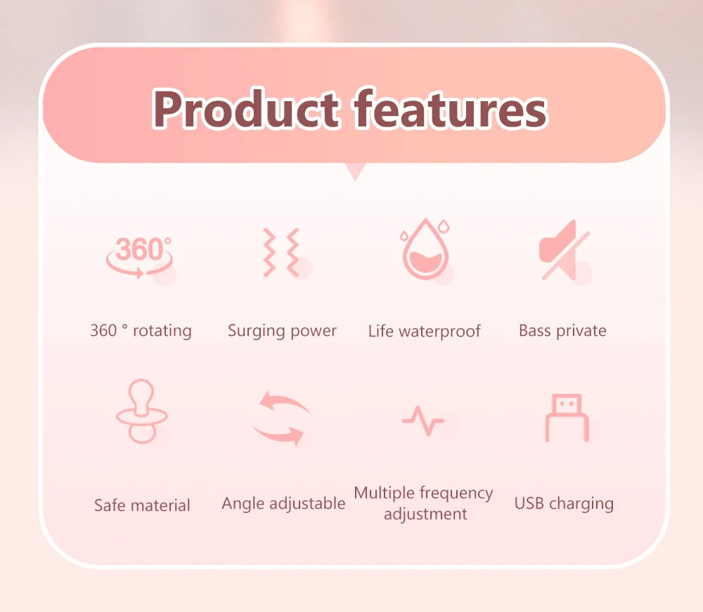 360° Rotating G Spot Vibrator For Women Dual Vibration  Dildo Female Vagina Clitoris Massager Sex Toys For Women Adult Toys