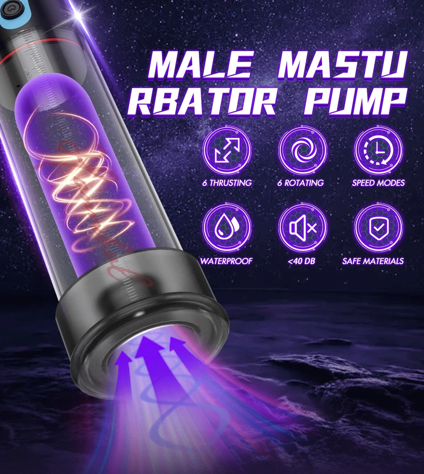 Electric Penis Vacuum Pump Enlargement Extend Pump Enhanced Penis Male Masturbator Penis Pumps Adult Sex Toys for Men Erections