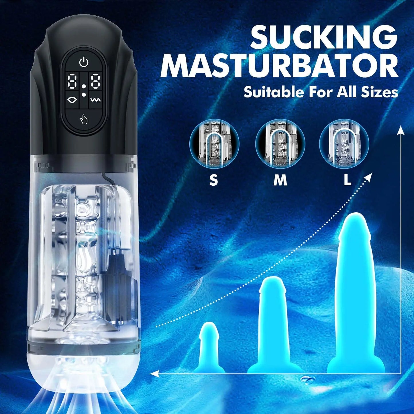 Automatic Sucking Masturbator for Men Blowjob Masturbation Cup Real Vagina Pocket Pussy Penis Pumps Male Sex Toys for Adults