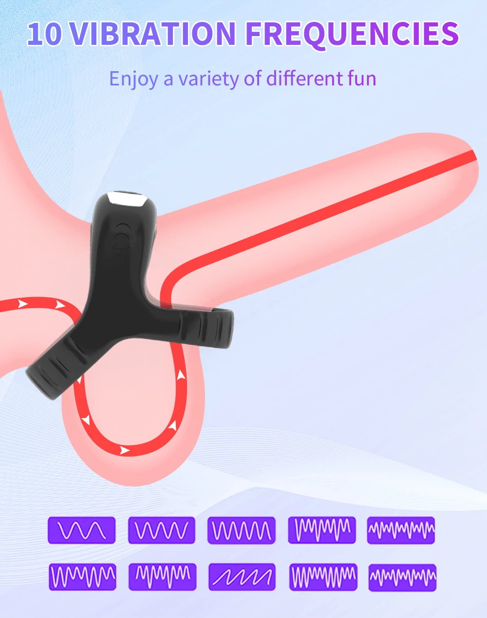 Vibrator Penis Perineum Sex Toys for Men Silicone Cock Rings Testicle Trainer Scrotum Stimulator Massager Cockring Adult 18 Toy