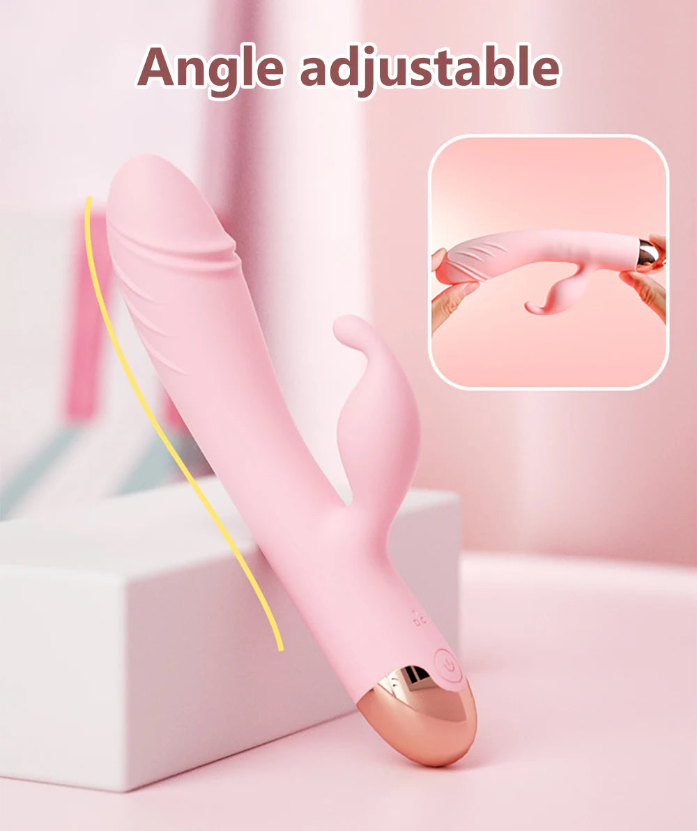 360° Rotating G Spot Vibrator For Women Dual Vibration  Dildo Female Vagina Clitoris Massager Sex Toys For Women Adult Toys