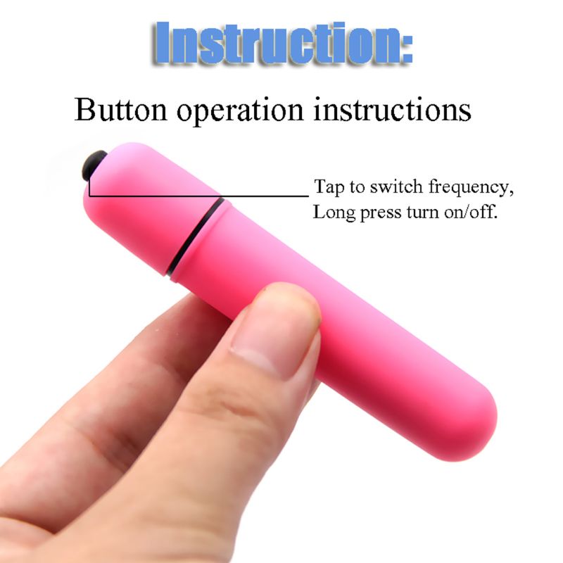 20RD Mini Compact Powerful Multi-Speed Bullet Shape Personal Vibrating Massage Tools