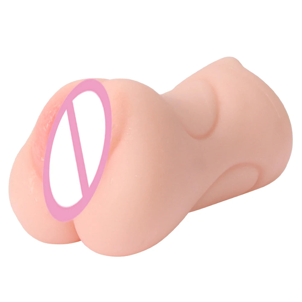 Masturbation Soft Stick Male Masturbator Artificial Vagina Simulator Realistic Rubber Vaginal Industrial Pussy Sex Toys For Men