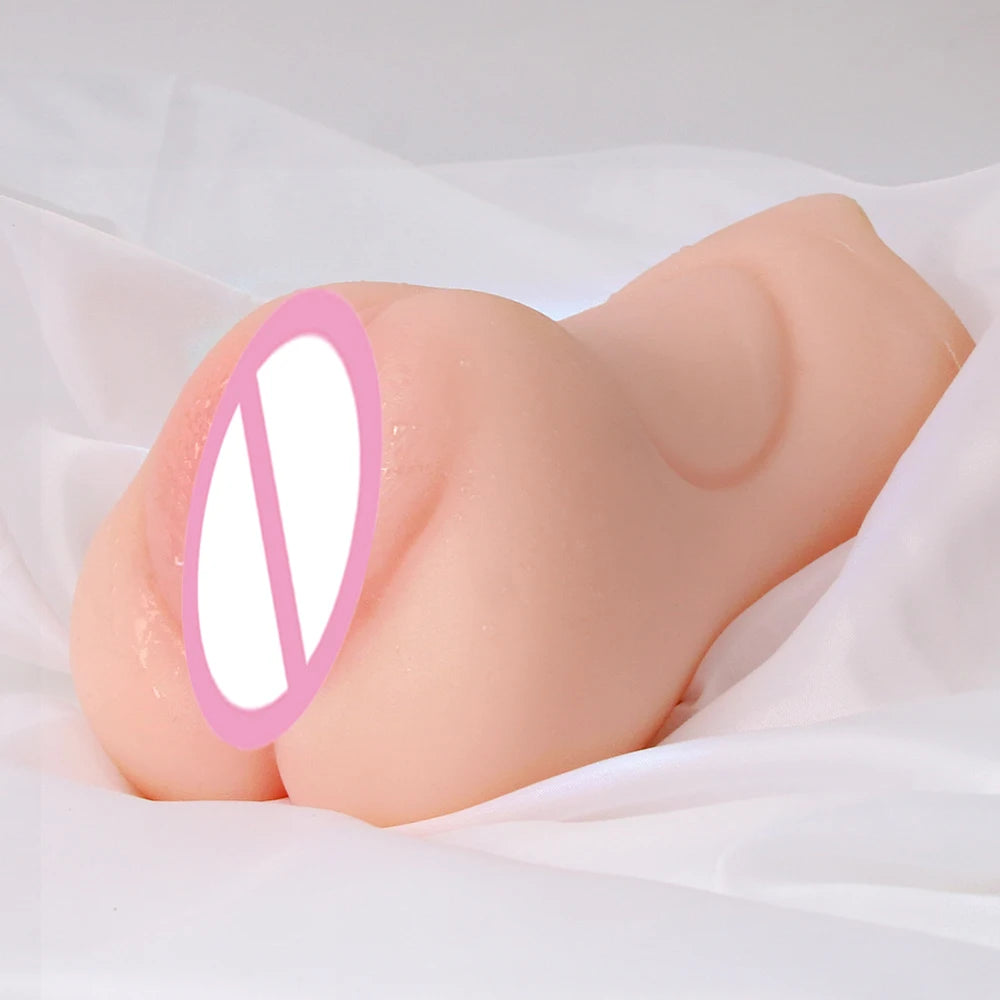 Masturbation Soft Stick Male Masturbator Artificial Vagina Simulator Realistic Rubber Vaginal Industrial Pussy Sex Toys For Men