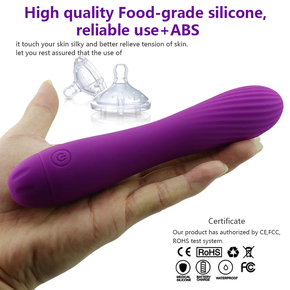 Vibrator Soft Silicone Dildo Realistic Rechargeable Vibrators for Women Clitoral Stimulator Female Masturbation Adult Sex Toys