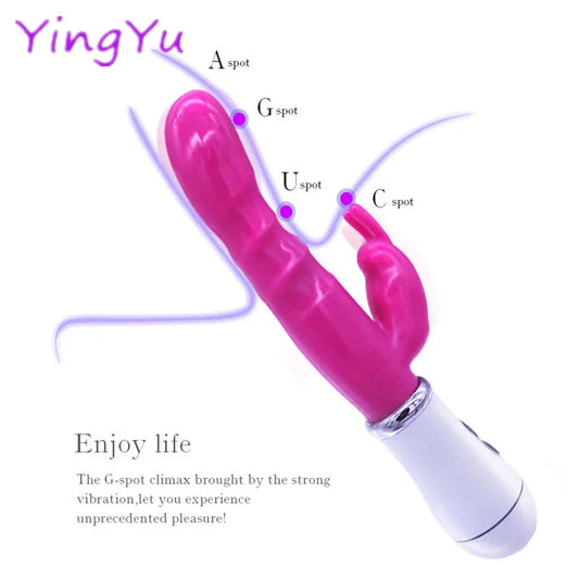 4pcs Adult Toys Dildo Vibrator Sex Toy Double Rod Masturbation Rabbit Vibrator Adult Sex Product Vagina Vibrator for Women