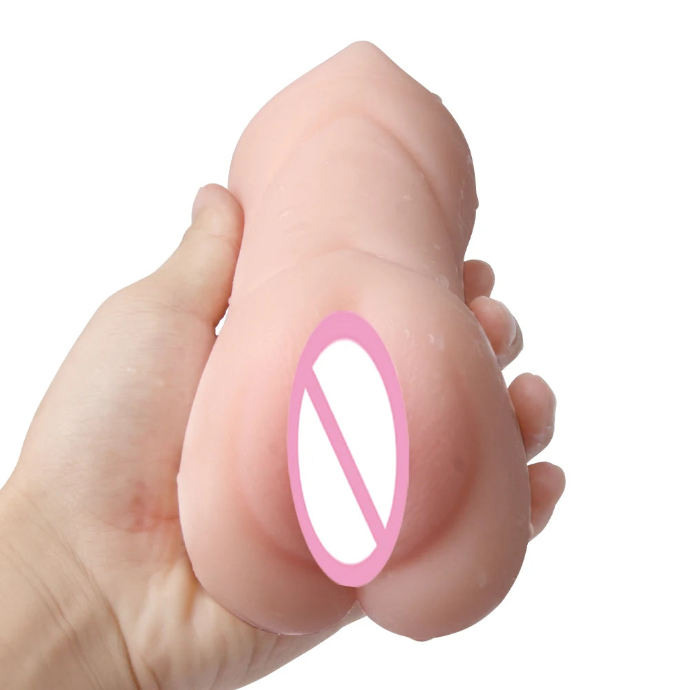 Masturbation Soft Stick Male Masturbator Artificial Vagina Simulator Realistic Rubber Vaginal Industrial Pussy Sex Toys For Men