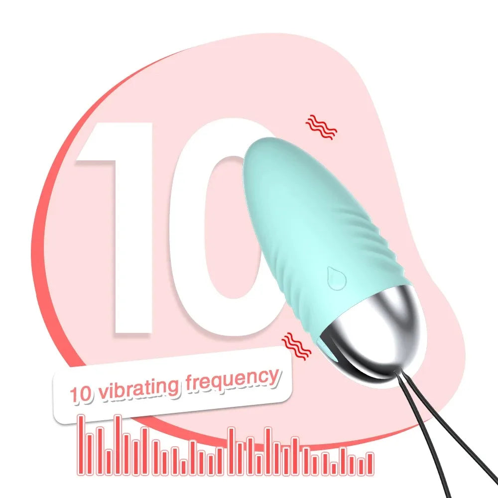 Kegel Ball Wireless Remote Control Vibrating Egg Clitoris Stimulator Vaginal Massage Ball G- Spot Vibrators Sex Toys for Woman