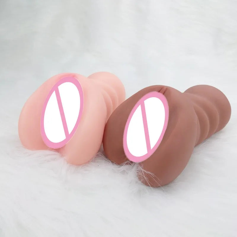 Realistic Vagina Masturbator Cup Male Blowjob Masturbation Silicone Artificial Vagina Automatic Sucking Soft Pussy Man Sex Toys