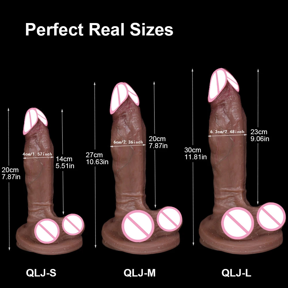 Realistic Penis Sex Toys 18 for Girls Gay Dildos Man Female Masturbation Intimate Vibrator Gode Strap-on Dildlo Women Silicone