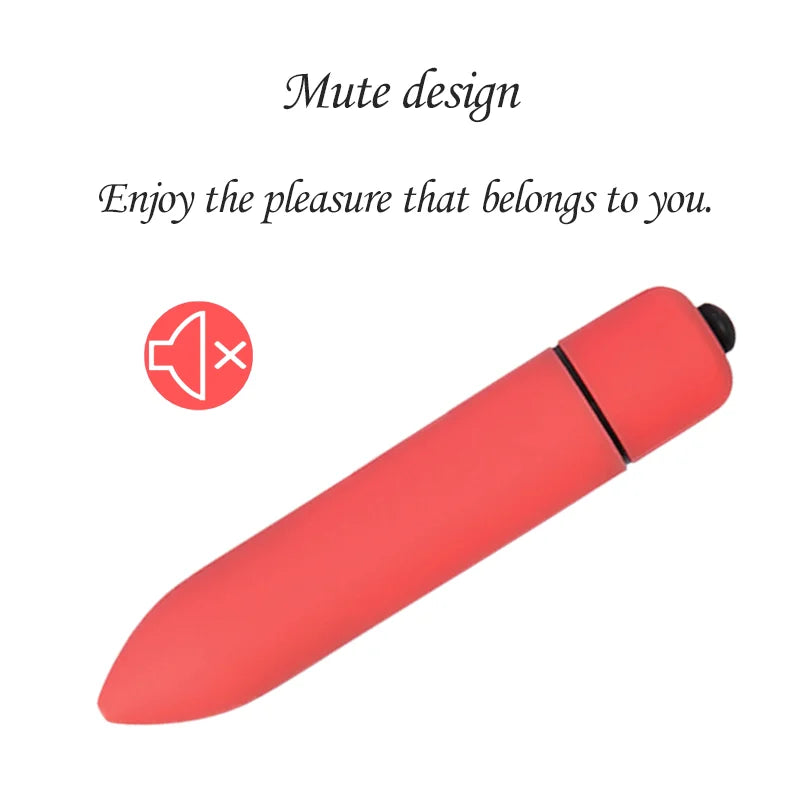 Mini Bullet Vibrator 10 Frequency Powerful Clitoris Stimulator Vaginal Massage Masturbator Sex Toys For Women Adults 18