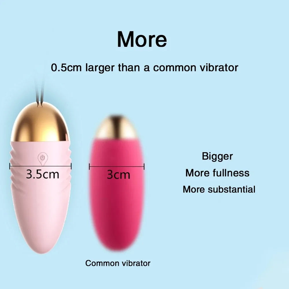 Kegel Ball Wireless Remote Control Vibrating Egg Clitoris Stimulator Vaginal Massage Ball G- Spot Vibrators Sex Toys for Woman